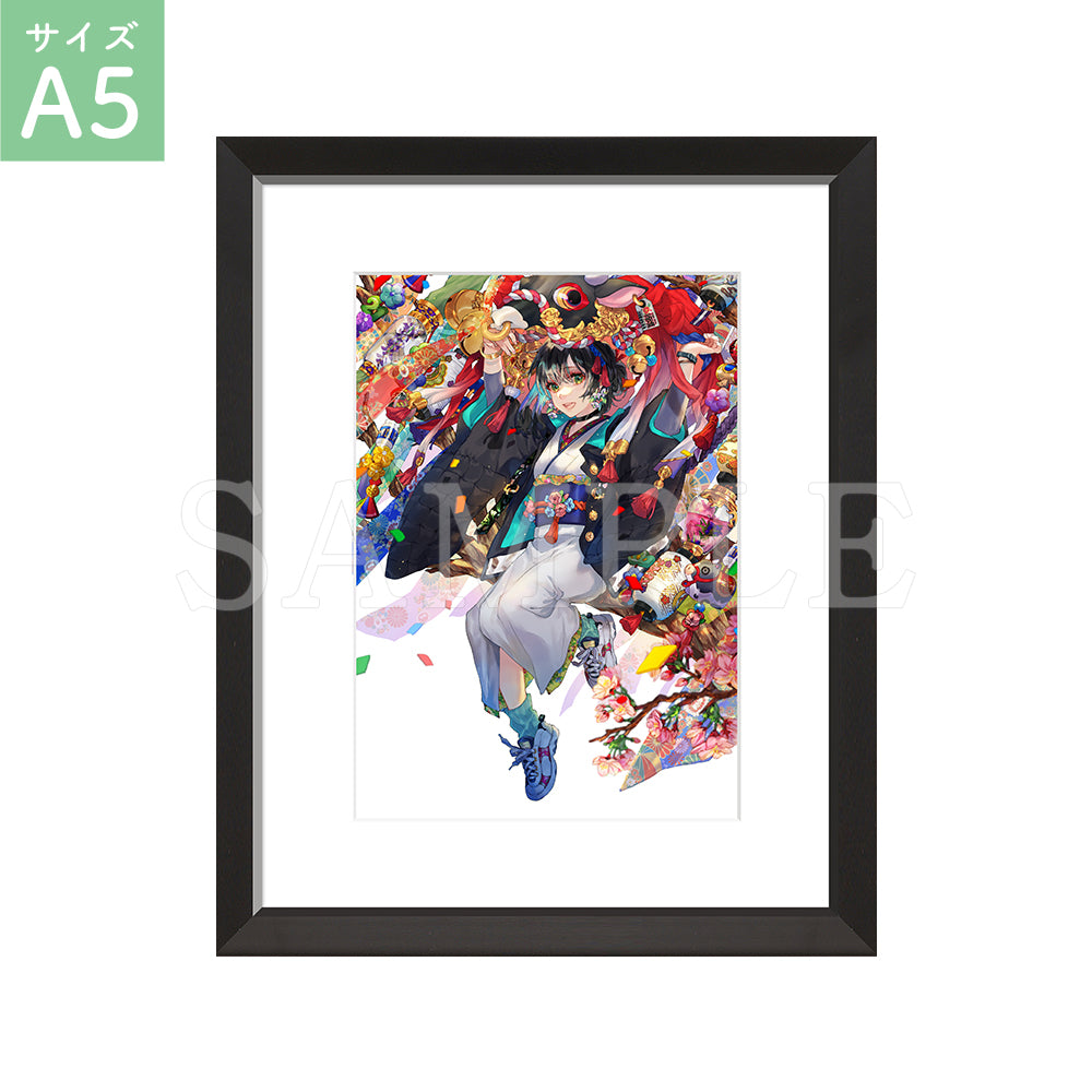 なっそ 『桜花絢爛』 ｜A5キャラファイングラフ – CHARA-ART