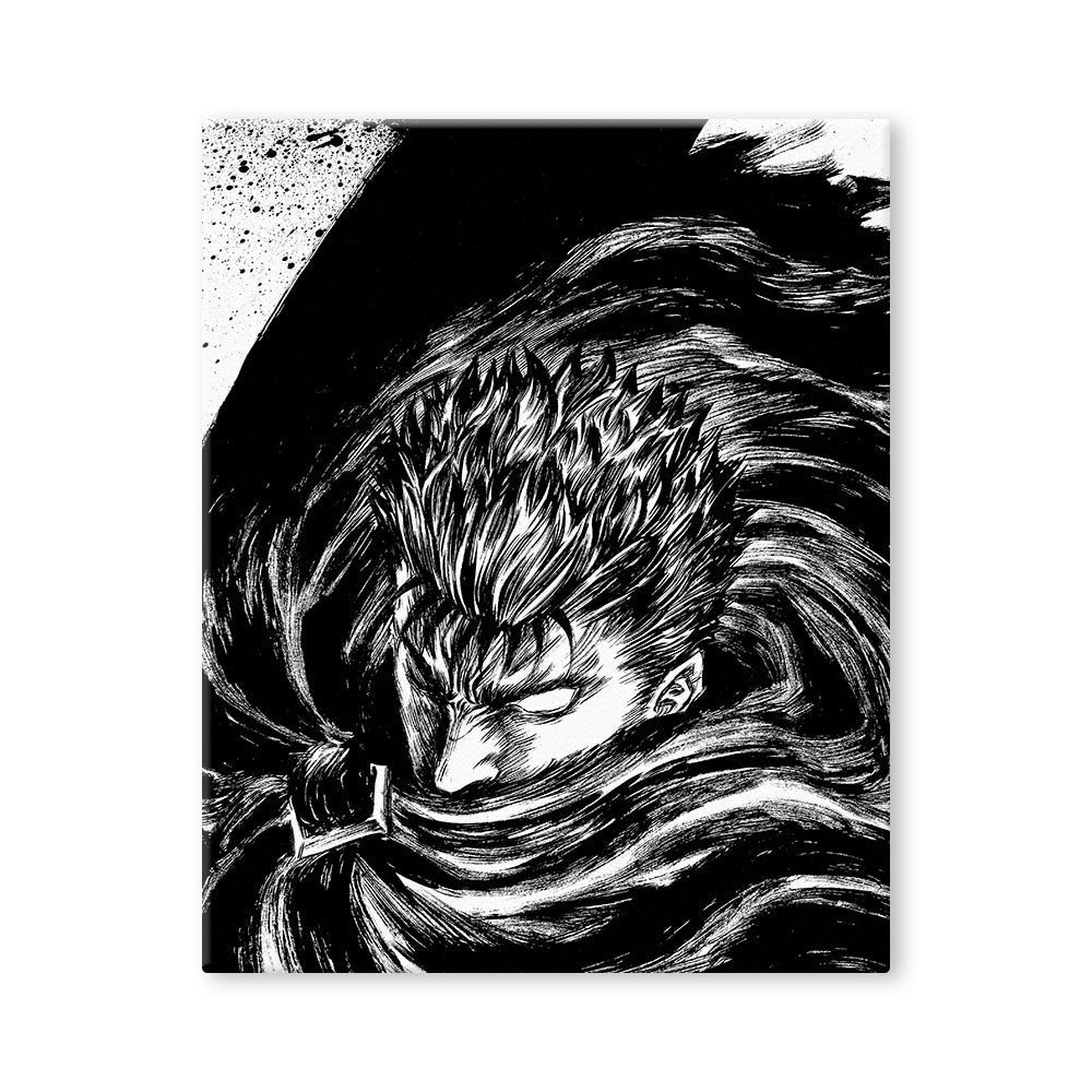 ふるさと納税 大ベルセルク展】F3キャラファインボードTypeCガッツ・黒い剣士 ポスター