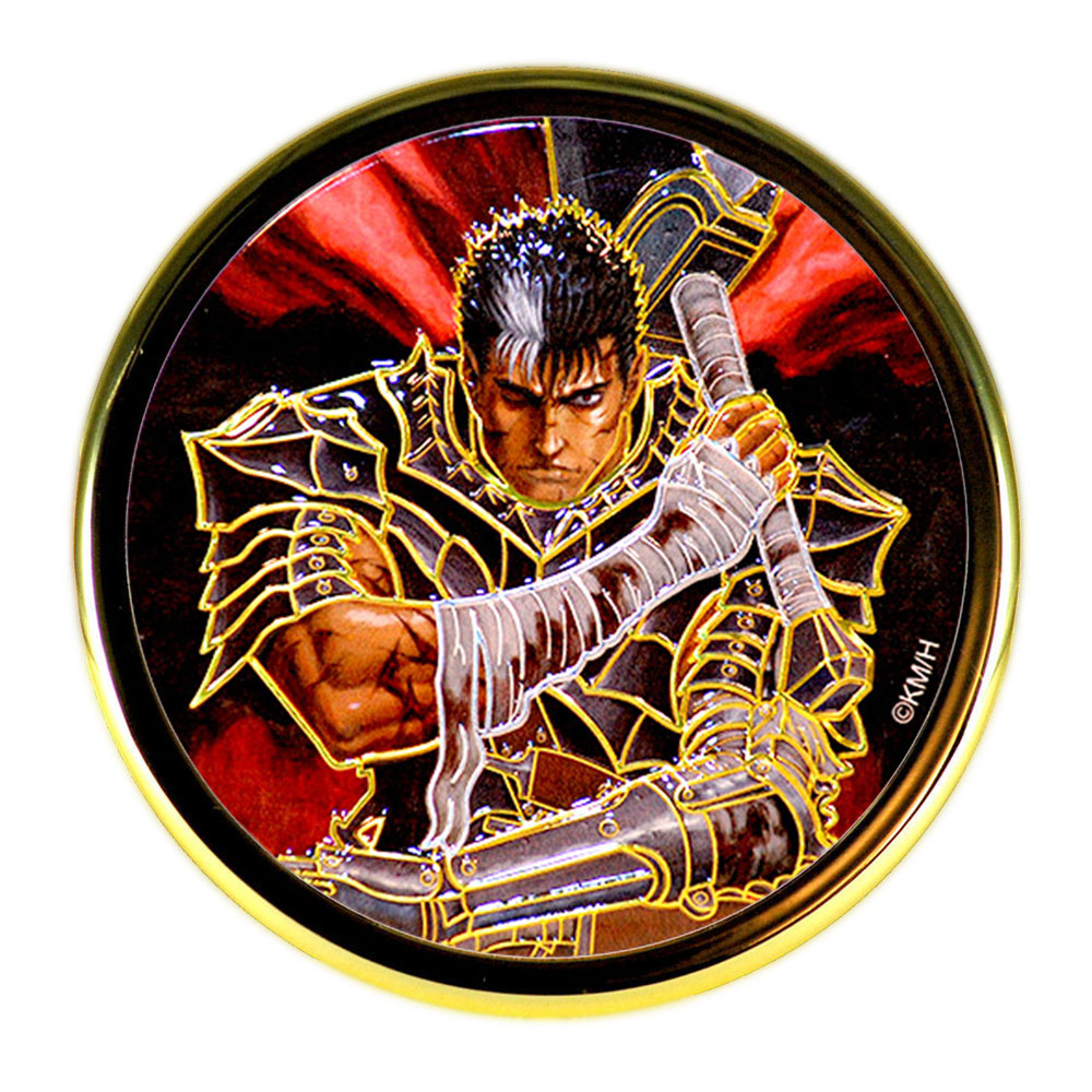 大ベルセルク展】ベルセルク彫金Wコンパクトミラー ガッツ[2025年7月