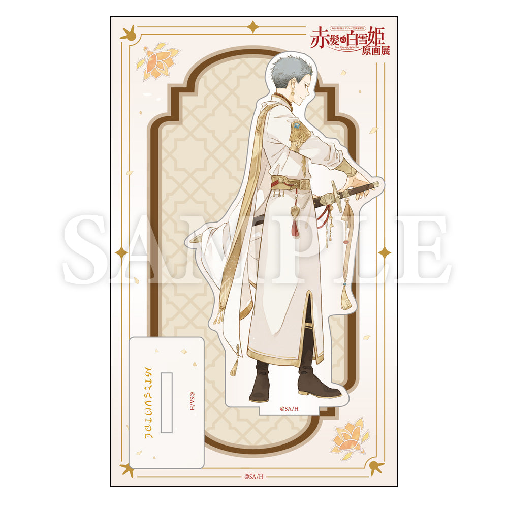赤髪の白雪姫　アクリルスタンド　ミツヒデ 赤髪の白雪姫 原画展」エントランスの特大アクリルスタンド