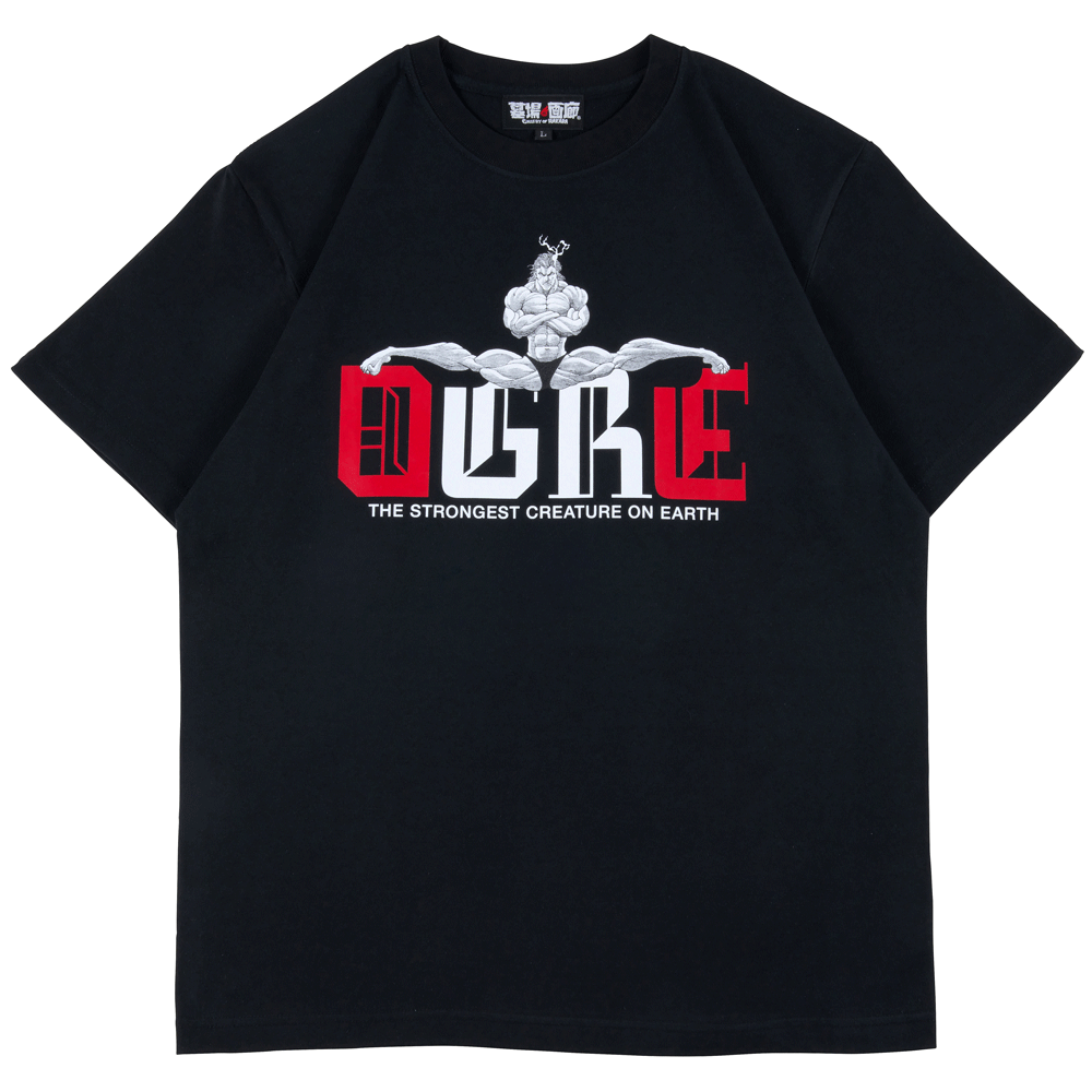 「刃牙」シリーズ×府中刑務所コラボTシャツ【オーガ】黒・3Lサイズ 範馬勇次郎 ふるさと納税】「刃牙」シリーズ×府中刑務所コラボTシャツ第2弾