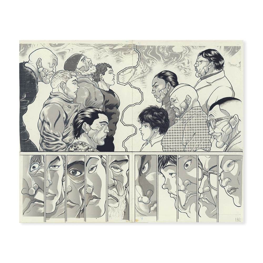 刃牙展 花山薫 複製原画 刃牙展 花山薫 複製原画 限定