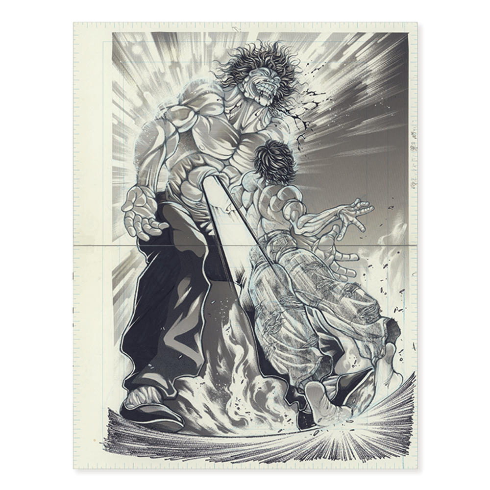 地上最強刃牙展ッ！】複製原稿：F 『範馬刃牙』第296話「努力しても