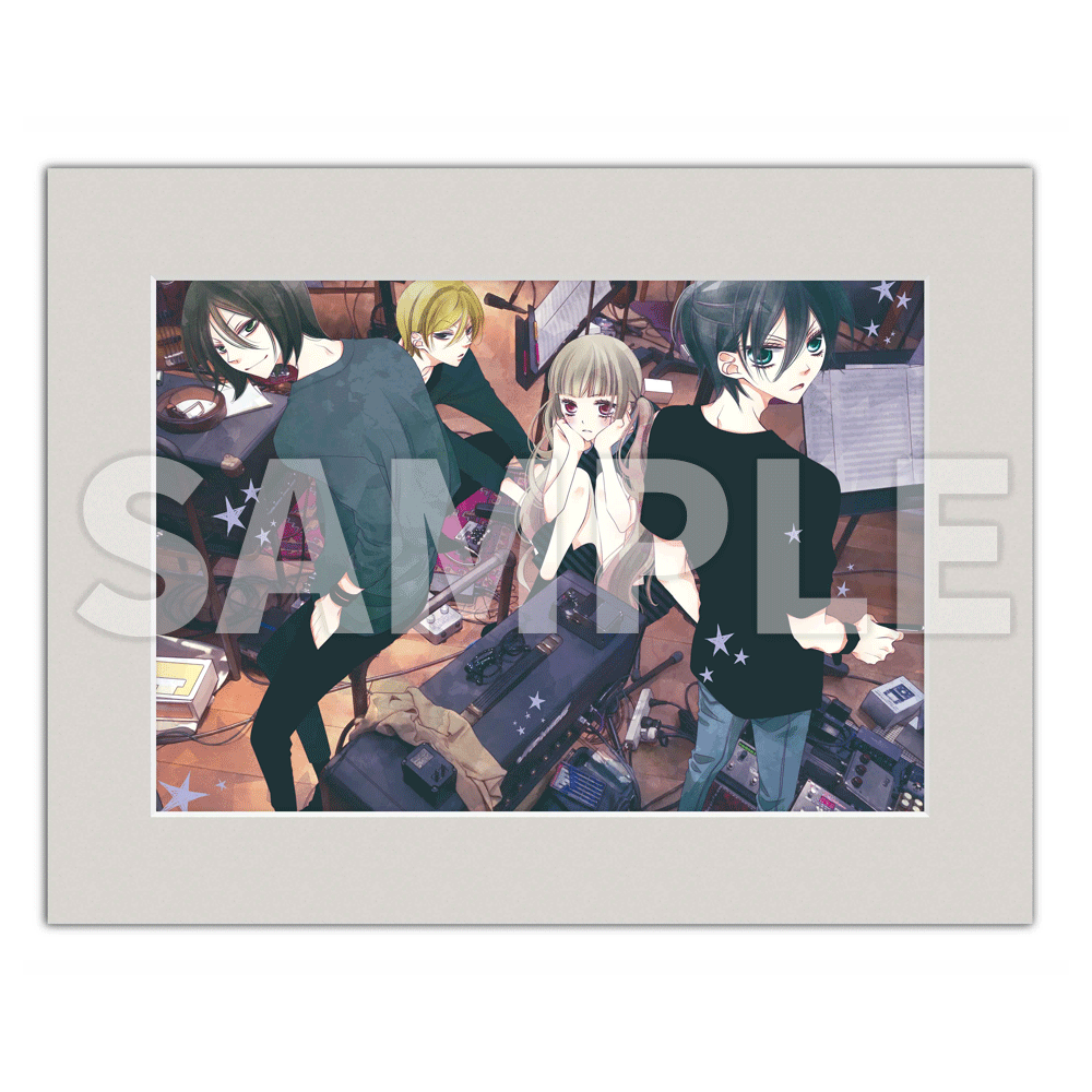 福山リョウコ】直筆サイン入りA4キャラファイングラフB