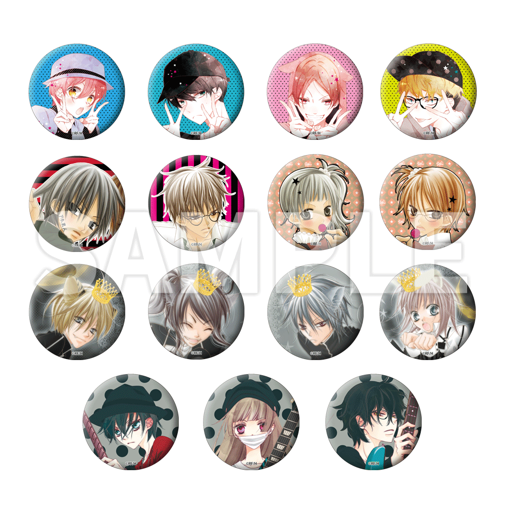 福山リョウコ】トレーディング缶バッジ「福山リョウコ作品」【全15種