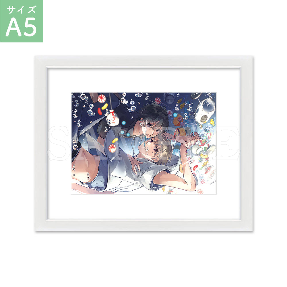 ナス子 キャラファイン『ざぶん』 ｜A5キャラファイングラフ – CHARA-ART