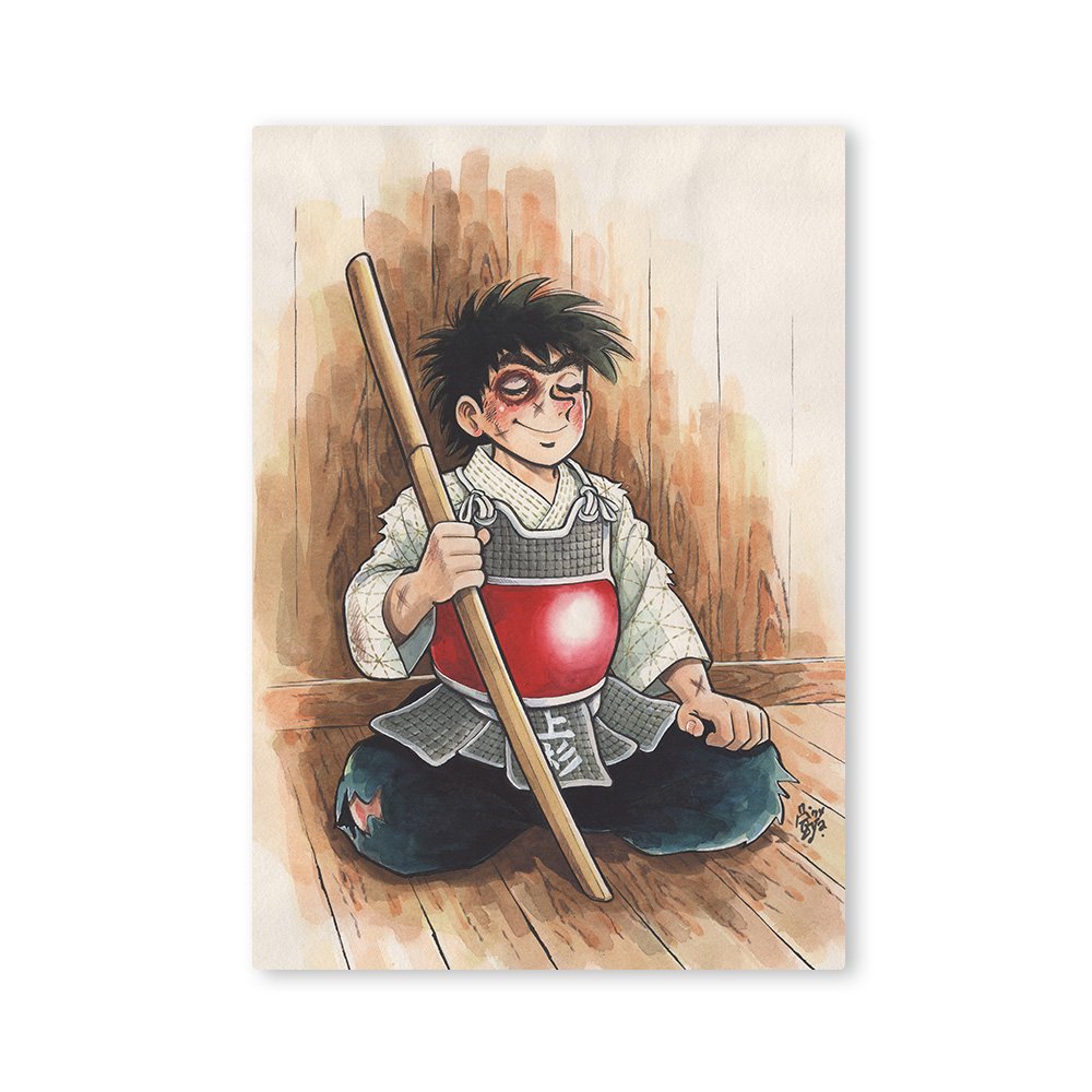 ふじみのばらニケ　クラブスーサイド　上杉伶児　直筆イラスト色紙　直筆サイン ふじみのばらニケ クラブスーサイド 上杉伶児 直筆イラスト色紙 直筆サイン