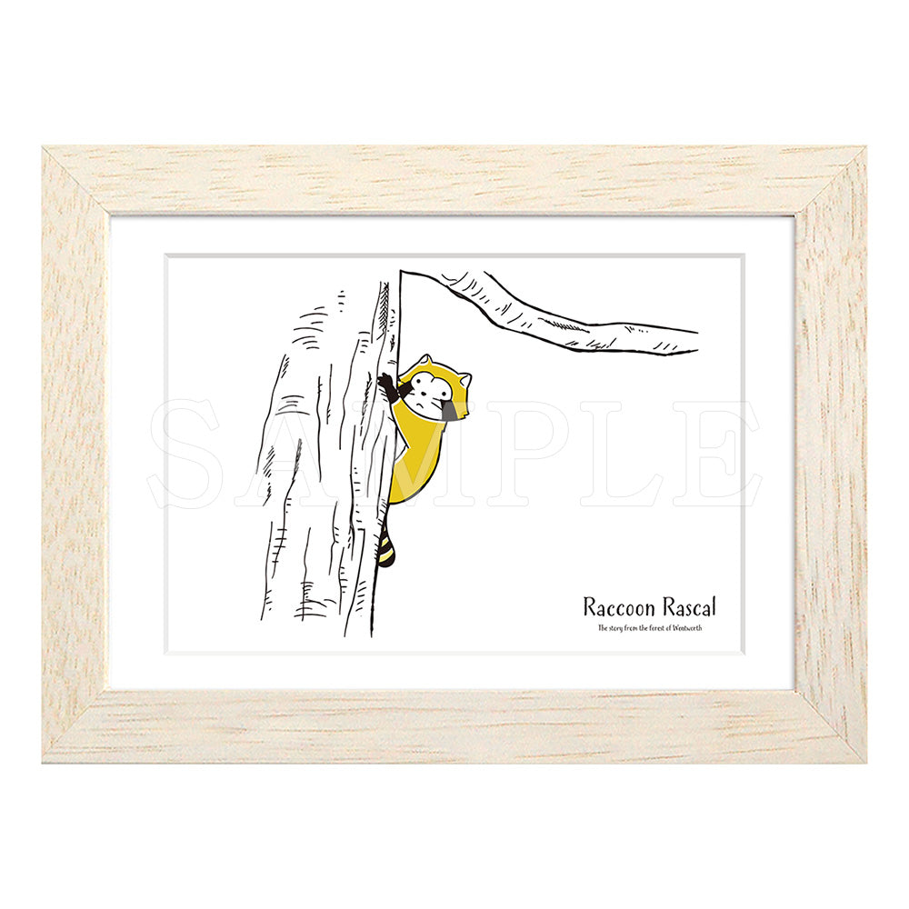 あらいぐまラスカル　複製原画　キャラファイングラフ　限定版 あらいぐまラスカル – CHARA-ART